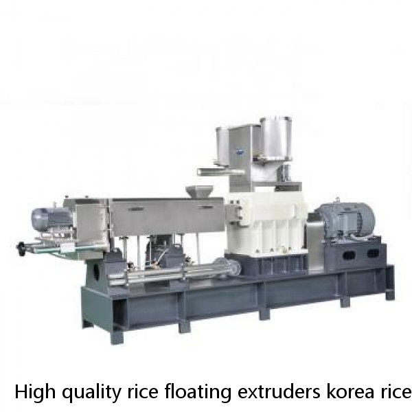 High quality rice floating extruders korea rice cake machine